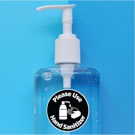 Hand Sanitizer Sticker