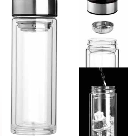 Glass Bottle and Mug